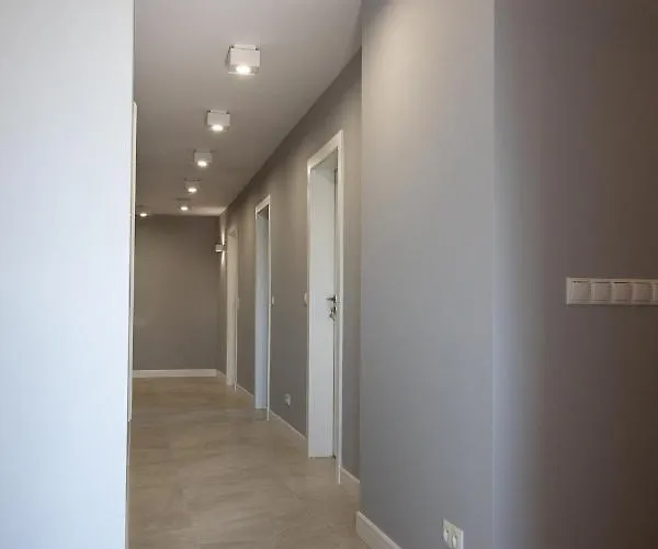 Center Floor View & Balcony Apartmán Ostróda