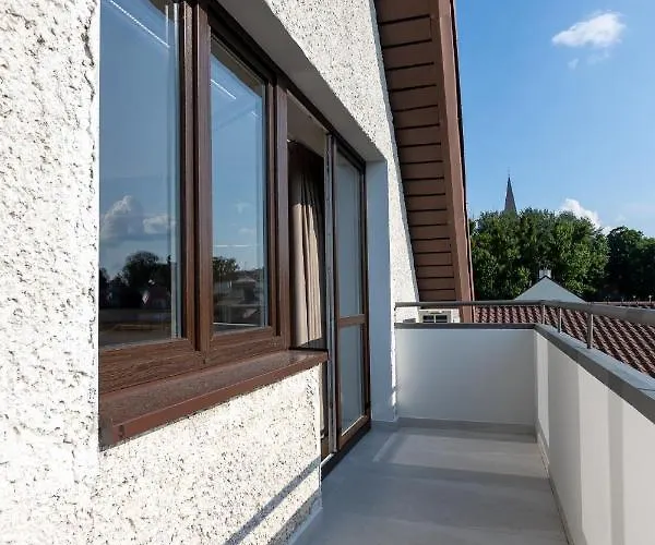 Center Floor View & Balcony Apartmán Ostróda